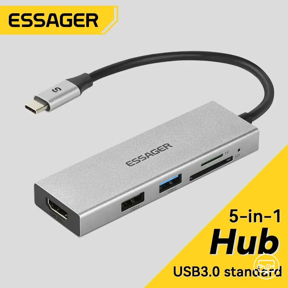 قاعدة إرساء USB-C مع HDMI ‏4K ‏60Hz