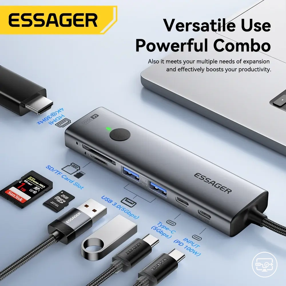 USB-C-Hub mit HDMI, 4K