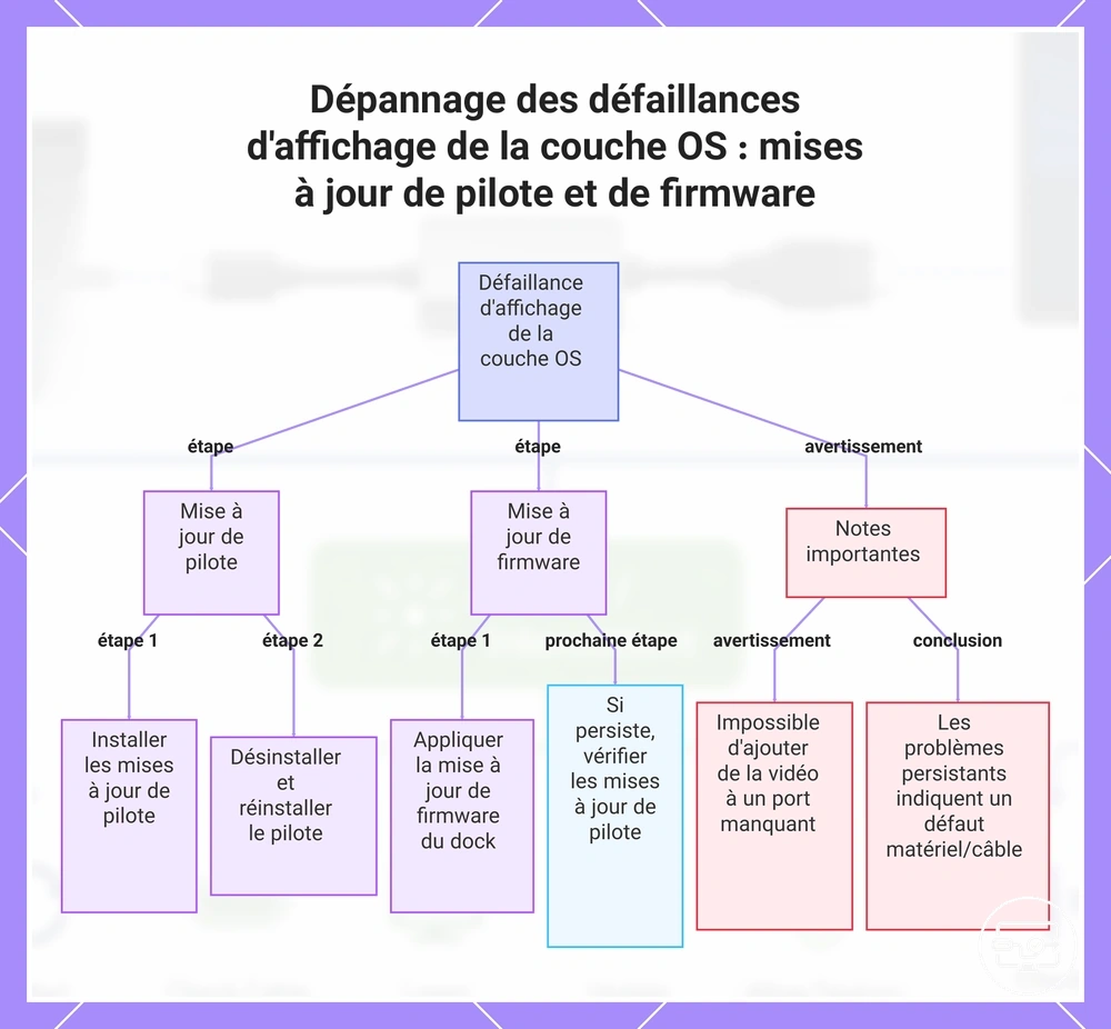 Dépannage des défaillances d'affichage de la couche OS : mises à jour de pilote et de micrologiciel