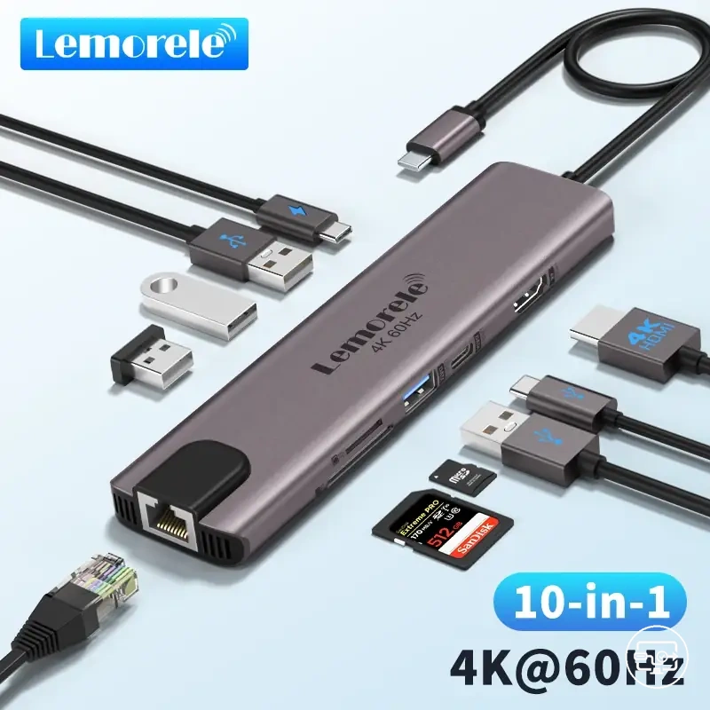 Dock USB-C com HDMI 4K